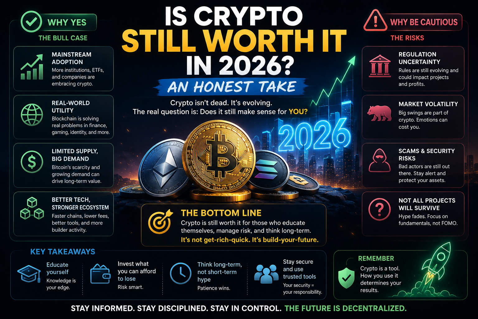 Is crypto still worth it in 2026 illustration